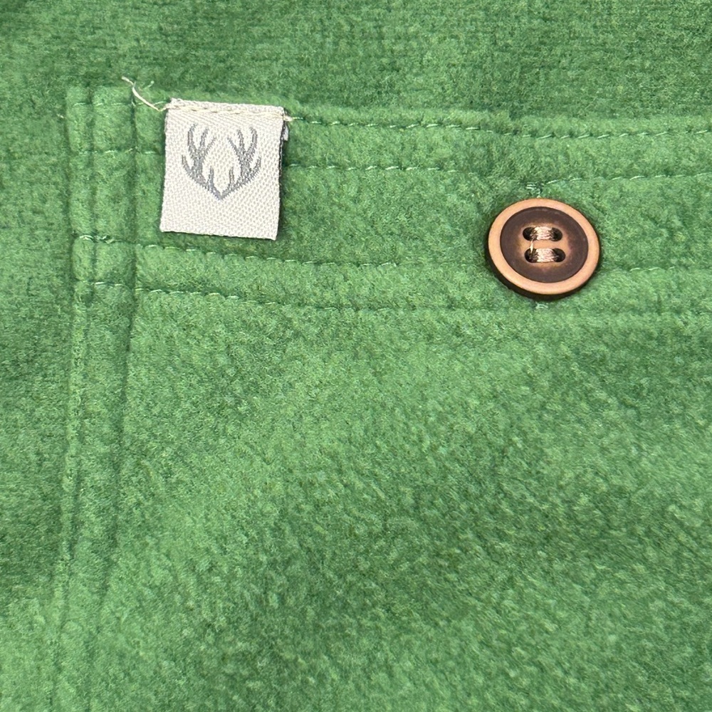 Racks & Reel Forest Green Casual Button Down Shirt Jacket Shacket  XXL‎ NWT - Picture 6 of 6